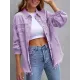 Fringed Pockets Long Sleeves Loose Lapel Outerwear Fringed Pockets Long Sleeves Loose Lapel Outerwear