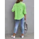 Fringed Pockets Long Sleeves Loose Lapel Outerwear Fringed Pockets Long Sleeves Loose Lapel Outerwear