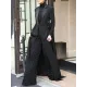 Long Sleeves Split-Joint Split-Side Notched Collar Blazer Outerwear Long Sleeves Split-Joint Split-Side Notched Collar Blazer Outerwear