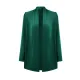 Solid Color Long Sleeves Loose Collarless Outerwear Solid Color Long Sleeves Loose Collarless Outerwear