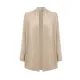 Solid Color Long Sleeves Loose Collarless Outerwear Solid Color Long Sleeves Loose Collarless Outerwear