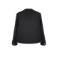 Buttoned Solid Color Long Sleeves Loose Round-Neck Outerwear Buttoned Solid Color Long Sleeves Loose Round-Neck Outerwear