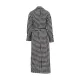 Houndstooth Split-back Split-Joint Tied Waist Long Sleeves Loose Lapel Trench Coats Houndstooth Split-back Split-Joint Tied Waist Long Sleeves Loose Lapel Trench Coats
