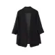 Solid Color Split-Side Sun Protection Long Sleeves Loose Notched Collar Outerwear Blazer Solid Color Split-Side Sun Protection Long Sleeves Loose Notched Collar Outerwear Blazer