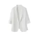 Solid Color Split-Side Sun Protection Long Sleeves Loose Notched Collar Outerwear Blazer Solid Color Split-Side Sun Protection Long Sleeves Loose Notched Collar Outerwear Blazer