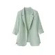 Solid Color Split-Side Sun Protection Long Sleeves Loose Notched Collar Outerwear Blazer Solid Color Split-Side Sun Protection Long Sleeves Loose Notched Collar Outerwear Blazer