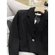 Buttoned Solid Color Tasseled Long Sleeves Notched Collar Outerwear Blazer Buttoned Solid Color Tasseled Long Sleeves Notched Collar Outerwear Blazer