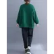 Pockets Solid Color Long Sleeves Loose Collarless Outerwear Pockets Solid Color Long Sleeves Loose Collarless Outerwear