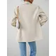 Split-Joint Long Sleeves Loose Lapel Outerwear Blazer Split-Joint Long Sleeves Loose Lapel Outerwear Blazer