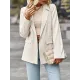 Solid Color Split-Joint Long Sleeves Loose Lapel Outerwear Blazer Solid Color Split-Joint Long Sleeves Loose Lapel Outerwear Blazer