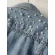 Denim Split-Joint Long Sleeves Lapel Jackets Denim Split-Joint Long Sleeves Lapel Jackets