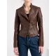 Split-Joint Zipper Long Sleeves Mock Neck Outerwear PU Jackets Split-Joint Zipper Long Sleeves Mock Neck Outerwear PU Jackets