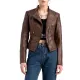 Split-Joint Zipper Long Sleeves Mock Neck Outerwear PU Jackets Split-Joint Zipper Long Sleeves Mock Neck Outerwear PU Jackets