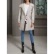 Buttoned Drawstring Elasticity Hooded Pockets Split-Back Waterproof Long Sleeves Loose High-Neck Trench Coats Buttoned Drawstring Elasticity Hooded Pockets Split-Back Waterproof Long Sleeves Loose High-Neck Trench Coats