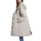 Buttoned Drawstring Elasticity Hooded Pockets Split-Back Waterproof Long Sleeves Loose High-Neck Trench Coats Buttoned Drawstring Elasticity Hooded Pockets Split-Back Waterproof Long Sleeves Loose High-Neck Trench Coats