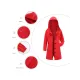 Buttoned Drawstring Elasticity Hooded Pockets Split-Back Waterproof Long Sleeves Loose High-Neck Trench Coats Buttoned Drawstring Elasticity Hooded Pockets Split-Back Waterproof Long Sleeves Loose High-Neck Trench Coats