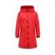 Buttoned Drawstring Elasticity Hooded Pockets Split-Back Waterproof Long Sleeves Loose High-Neck Trench Coats Buttoned Drawstring Elasticity Hooded Pockets Split-Back Waterproof Long Sleeves Loose High-Neck Trench Coats