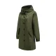 Buttoned Drawstring Elasticity Hooded Pockets Split-Back Waterproof Long Sleeves Loose High-Neck Trench Coats Buttoned Drawstring Elasticity Hooded Pockets Split-Back Waterproof Long Sleeves Loose High-Neck Trench Coats
