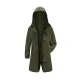 Buttoned Drawstring Elasticity Hooded Pockets Split-Back Waterproof Long Sleeves Loose High-Neck Trench Coats Buttoned Drawstring Elasticity Hooded Pockets Split-Back Waterproof Long Sleeves Loose High-Neck Trench Coats