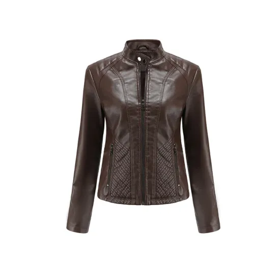 Buttoned Pockets Split-Joint Zipper Long Sleeves Plus Size Stand Collar Outerwear Jackets Buttoned Pockets Split-Joint Zipper Long Sleeves Plus Size Stand Collar Outerwear Jackets