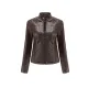 Buttoned Pockets Split-Joint Zipper Long Sleeves Plus Size Stand Collar Outerwear Jackets Buttoned Pockets Split-Joint Zipper Long Sleeves Plus Size Stand Collar Outerwear Jackets