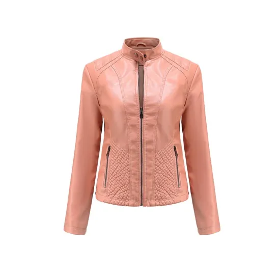 Buttoned Pockets Split-Joint Zipper Long Sleeves Plus Size Stand Collar Outerwear Jackets Buttoned Pockets Split-Joint Zipper Long Sleeves Plus Size Stand Collar Outerwear Jackets