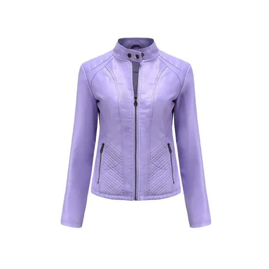Buttoned Pockets Split-Joint Zipper Long Sleeves Plus Size Stand Collar Outerwear Jackets Buttoned Pockets Split-Joint Zipper Long Sleeves Plus Size Stand Collar Outerwear Jackets