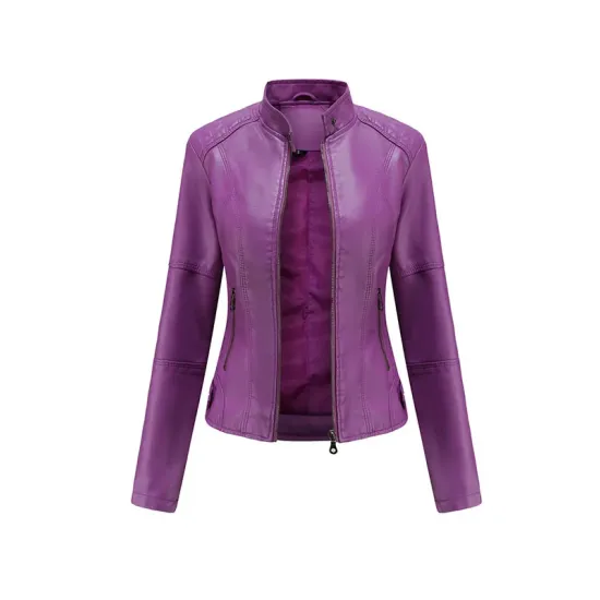 Buttoned Pockets Zipper Long Sleeves Plus Size Stand Collar Outerwear Jackets Buttoned Pockets Zipper Long Sleeves Plus Size Stand Collar Outerwear Jackets