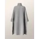 Batwing Sleeves High-Low Split-Joint High-Neck Cape Woolen Coat Batwing Sleeves High-Low Split-Joint High-Neck Cape Woolen Coat