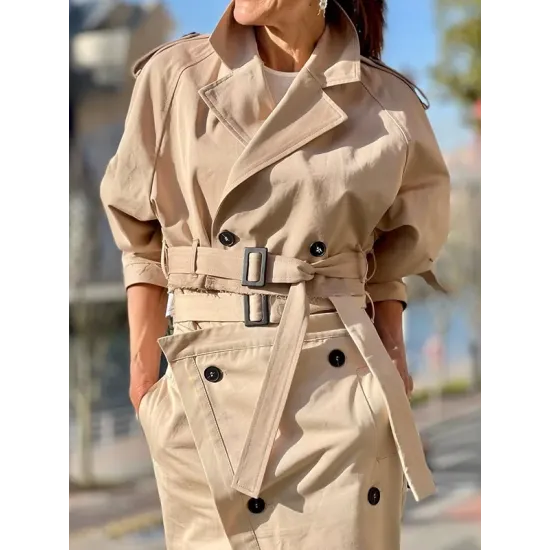 Split-Joint Long Sleeves Loose Lapel Jackets Split-Joint Long Sleeves Loose Lapel Jackets