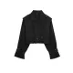 Split-Joint Long Sleeves Loose Lapel Jackets Split-Joint Long Sleeves Loose Lapel Jackets