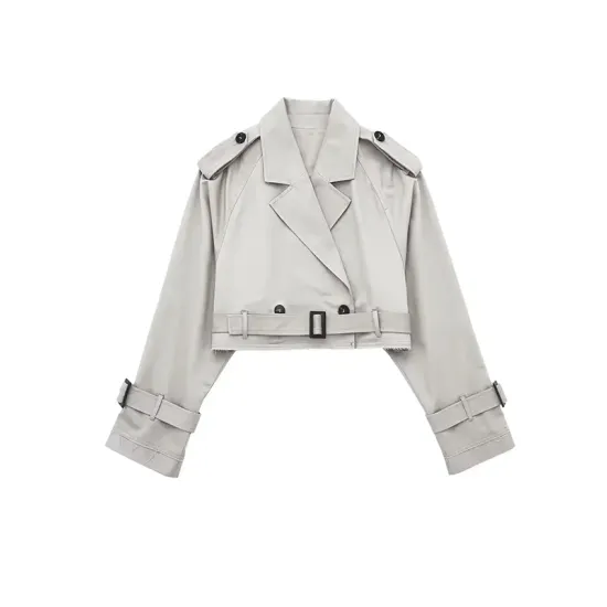 Split-Joint Long Sleeves Loose Lapel Jackets Split-Joint Long Sleeves Loose Lapel Jackets