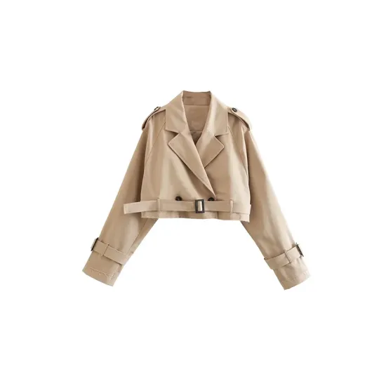 Split-Joint Long Sleeves Loose Lapel Jackets Split-Joint Long Sleeves Loose Lapel Jackets