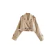 Split-Joint Long Sleeves Loose Lapel Jackets Split-Joint Long Sleeves Loose Lapel Jackets