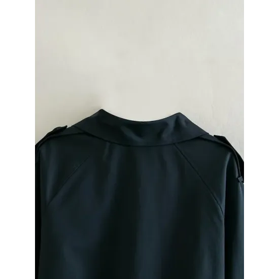 Split-Joint Long Sleeves Loose Lapel Jackets Split-Joint Long Sleeves Loose Lapel Jackets
