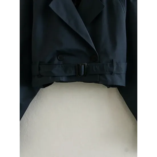 Split-Joint Long Sleeves Loose Lapel Jackets Split-Joint Long Sleeves Loose Lapel Jackets