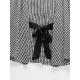 Houndstooth Tied Waist Batwing Sleeves Long Sleeves Stand Collar Outerwear Cape Houndstooth Tied Waist Batwing Sleeves Long Sleeves Stand Collar Outerwear Cape