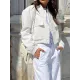 Buttoned Pockets Solid Color Long Sleeves Loose Round-Neck Outerwear Jackets Buttoned Pockets Solid Color Long Sleeves Loose Round-Neck Outerwear Jackets