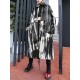 Long Sleeves Loose Drawstring Split-Joint Zipper Round-Neck Trench Coats Long Sleeves Loose Drawstring Split-Joint Zipper Round-Neck Trench Coats