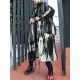 Long Sleeves Loose Drawstring Split-Joint Zipper Round-Neck Trench Coats Long Sleeves Loose Drawstring Split-Joint Zipper Round-Neck Trench Coats