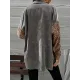 Buttoned Leopard Pockets Split-Joint Long Sleeves Loose Lapel Outerwear Jackets Buttoned Leopard Pockets Split-Joint Long Sleeves Loose Lapel Outerwear Jackets