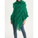 Hooded Keep Warm Solid Color Tasseled Shawl&Cloak Cape Hooded Keep Warm Solid Color Tasseled Shawl&Cloak Cape