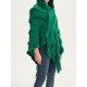 Hooded Keep Warm Solid Color Tasseled Shawl&Cloak Cape Hooded Keep Warm Solid Color Tasseled Shawl&Cloak Cape
