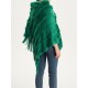 Hooded Keep Warm Solid Color Tasseled Shawl&Cloak Cape Hooded Keep Warm Solid Color Tasseled Shawl&Cloak Cape
