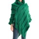 Hooded Keep Warm Solid Color Tasseled Shawl&Cloak Cape Hooded Keep Warm Solid Color Tasseled Shawl&Cloak Cape