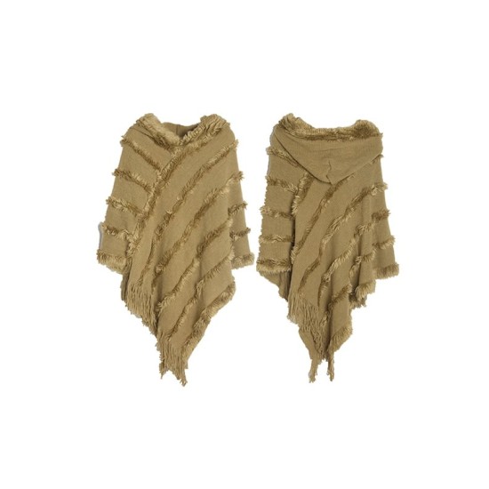 Hooded Keep Warm Solid Color Tasseled Shawl&Cloak Cape Hooded Keep Warm Solid Color Tasseled Shawl&Cloak Cape