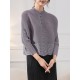 Buttoned Pleated Pockets Solid Color Long Sleeves Loose Round-Neck Outerwear Buttoned Pleated Pockets Solid Color Long Sleeves Loose Round-Neck Outerwear
