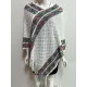 Asymmetric Tasseled Loose V-Neck Shawl&Cloak Cape