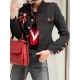Long Sleeves Loose Buttoned Split-Joint Stand Collar Jackets Outerwear Long Sleeves Loose Buttoned Split-Joint Stand Collar Jackets Outerwear