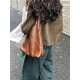 Buttoned Pockets Long Sleeves Loose Round-neck Jackets Buttoned Pockets Long Sleeves Loose Round-neck Jackets